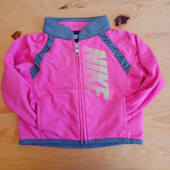Pink Nike Kids Jacket - 12 M (4154) - Picture 1 of 6